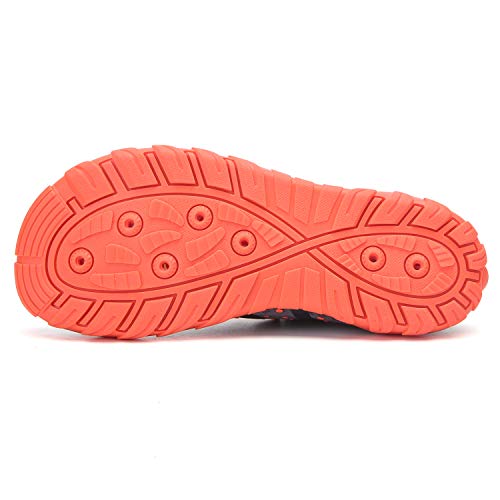 SAGUARO Acuáticos Calzado de Natación Verano Niñas Antideslizante con Suela Gruesa Escarpines Descalzos Naranja Gr.28