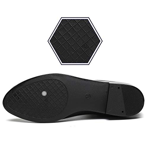 SAGUARO Botas de Lluvia Mujer Botas Goma Antideslizante Botas para Agua Moda Botines Chelsea Boots Planas Impermeable Rain Boot, Negro 37