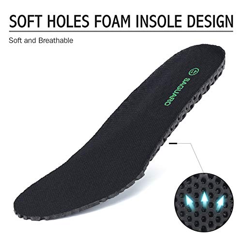 SAGUARO Sandalias de Verano para Mujer Antideslizante Sandalias Deportivas de Playa Zapatillas de Montaña Senderismo Azul Oscuro 40 EU