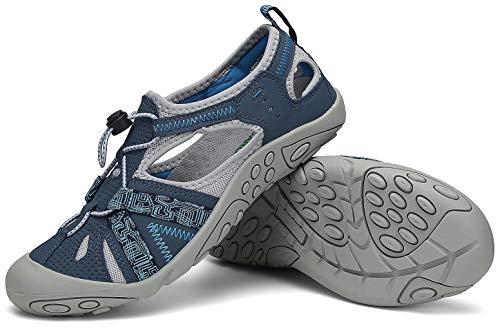 SAGUARO Sandalias de Verano para Mujer Antideslizante Sandalias Deportivas de Playa Zapatillas de Montaña Senderismo Azul Oscuro 40 EU