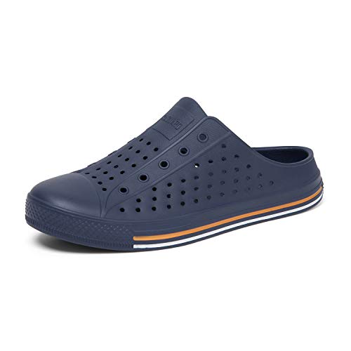 SAGUARO Zuecos para Hombre Mujere Zapatillas de Playa Transpirable Zueco de Jardín Antideslizante Zuecos de Caucho Al Aire Libre Verano, Azul Oscuro, 41 EU