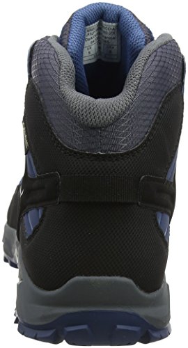 Salewa JR Alp Trainer Mid Gore-TEX, Botas de Senderismo Unisex Niños, Azul (Dark Denim/Charcoal), 26 EU