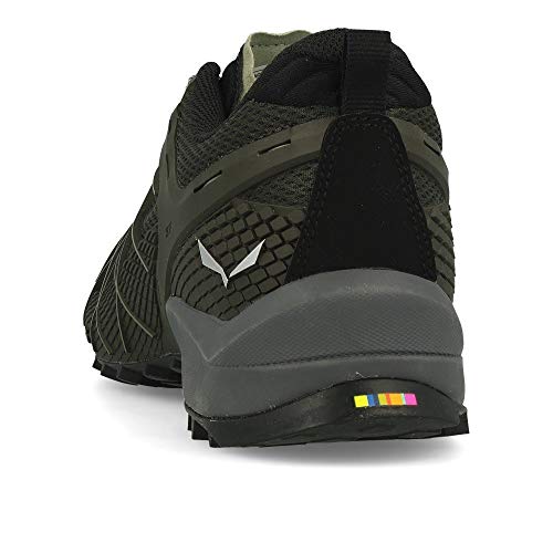 Salewa MS Wildfire, Zapatos de Senderismo Hombre, Negro (Black Olive/Siberia), 44.5 EU