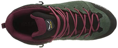 Salewa WS Alp Mate Mid Waterproof, Botas de Senderismo Mujer, Verde (Duck Green/Rhododendon), 43 EU