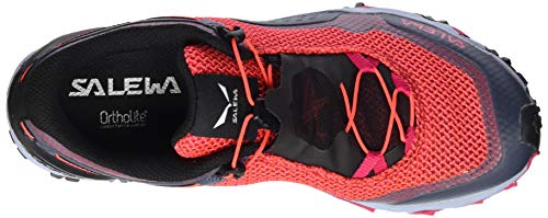 Salewa WS Ultra Train 2, Zapatillas para carrera de senderos Mujer, Rosa (Virtual Pink/Fluo Coral), 35 EU