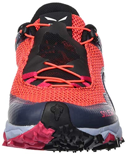 Salewa WS Ultra Train 2, Zapatillas para carrera de senderos Mujer, Rosa (Virtual Pink/Fluo Coral), 35 EU