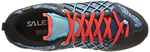 Salewa WS Wildfire Gore-TEX, Zapatos de Senderismo Mujer, Azul (Poseidon/Capri), 36.5 EU
