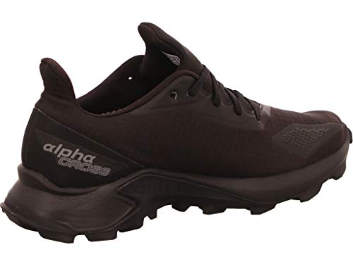 Salomon Alphacross Blast GTX, Zapatillas De Trail Running Impermeables Hombre, Color: Negro (Black/Black/Black), 43 1/3 EU