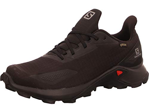 Salomon Alphacross Blast GTX, Zapatillas De Trail Running Impermeables Hombre, Color: Negro (Black/Black/Black), 43 1/3 EU