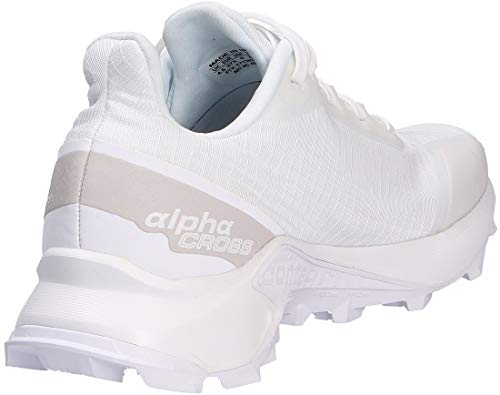 Salomon Alphacross W, Zapatillas de Trail Running Mujer, Color Blanco White White White, 43 1/3 EU
