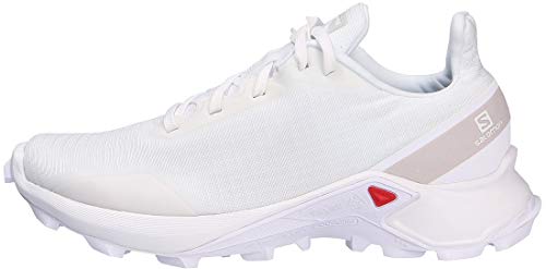 Salomon Alphacross W, Zapatillas de Trail Running Mujer, Color Blanco White White White, 43 1/3 EU