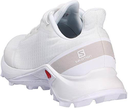 Salomon Alphacross W, Zapatillas de Trail Running Mujer, Color Blanco White White White, 43 1/3 EU