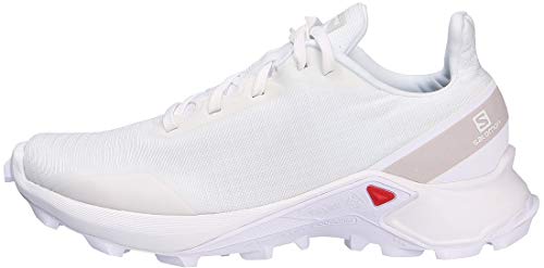 Salomon Alphacross W, Zapatillas de Trail Running Mujer, Color: Blanco (White/White/White), 45 1/3 EU