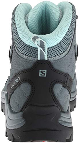 Salomon Authentic LTR GTX W, Zapatillas de Excursionismo Mujer, Azul/Gris (Lead/Stormy Weather/Eggshell Blue), 38 EU