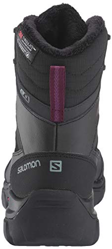 SALOMON Calzado Medio Chalten TS CSWP, Botas de Nieve Mujer, Black/Bl, 36.5 EU