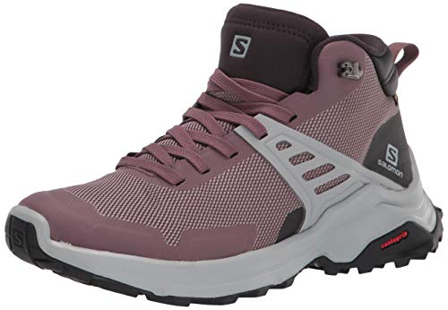 SALOMON Calzado Medio X Raise Mid GTX, Botas de Senderismo Mujer, Flint/Ph, 42 EU