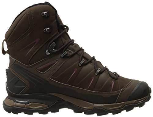Salomon L39183300 - Botas de senderismo Mujer, Marrón (Absolute Brown-X / Brown Black / Bordea), 36 2/3 EU