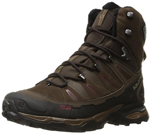 Salomon L39183300 - Botas de senderismo Mujer, Marrón (Absolute Brown-X / Brown Black / Bordea), 36 2/3 EU