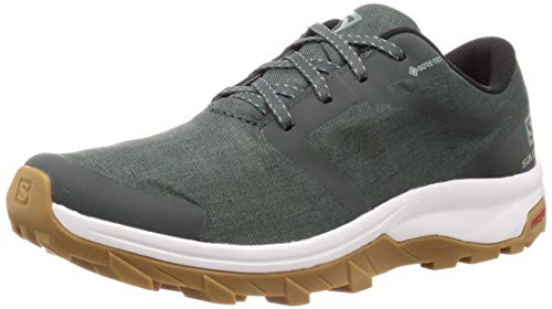 Salomon Outbound GTX, Zapatillas de Senderismo Hombre, Color: Gris (Urban Chic/White/Gum3), 49 1/3 EU