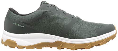 Salomon Outbound GTX, Zapatillas de Senderismo Hombre, Color: Gris (Urban Chic/White/Gum3), 49 1/3 EU