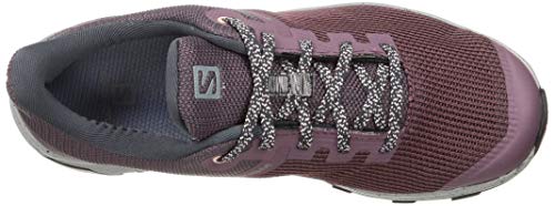 Salomon Outline Prism GTX, Zapatillas de Ciclismo de montaa Mujer, Flint Ebony Tropical Peach, 40 EU