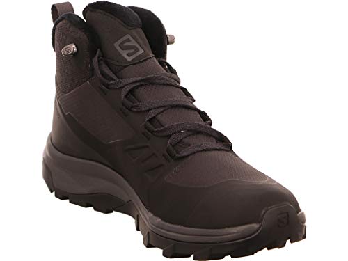 Salomon OUTsnap CSWP W, Zapatillas de Senderismo Mujer, Negro (Black/Ebony/Black), 38 2/3 EU