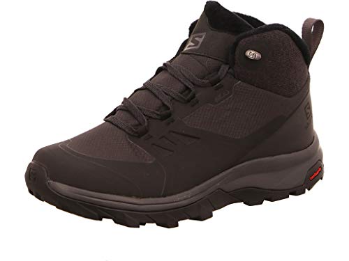 Salomon OUTsnap CSWP W, Zapatillas de Senderismo Mujer, Negro (Black/Ebony/Black), 38 2/3 EU