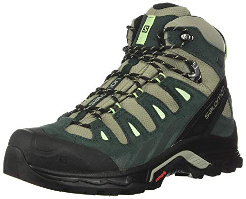 Salomon Quest Prime GTX W, Botas de Senderismo Mujer, Gris (Shadow/Green Gables/Patina Green), 38 EU