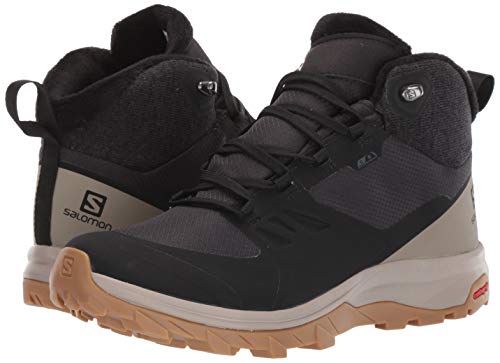 Salomon Shoes Outsnap CSWP, Botines para Mujer, Negro (Black/Vintage Kaki/Gum1a 000), 42 2/3 EU