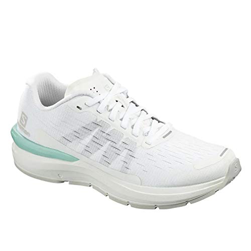 SALOMON Shoes Sonic, Zapatillas de Running Mujer, Blanco (White/White/Lunar Rock), 38 2/3 EU