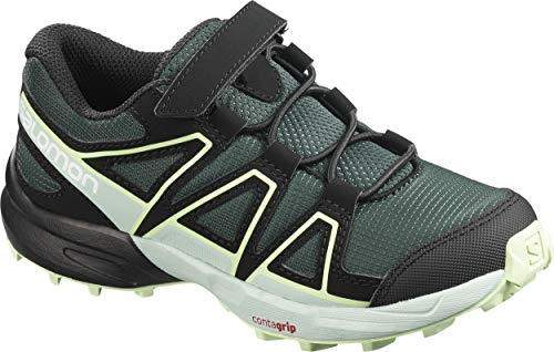 Salomon Speedcross Bungee K, Zapatillas de Trail Running, Verde (Green Gables/Icy Morn/Patina Green), 29 EU