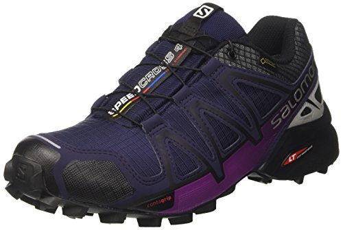 Salomon Women’'s Speedcross 4 - Zapatillas Para Mujer, Multicolor (Ev Azule/Si), 36 2/3 EU