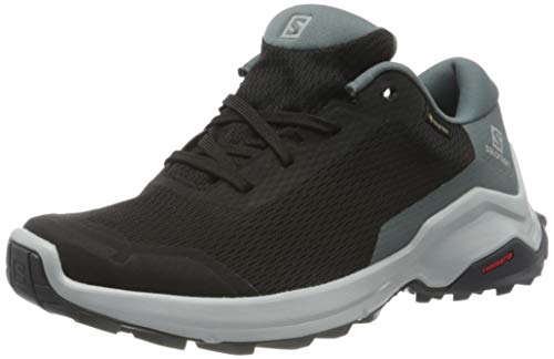 Salomon X Reveal GTX W, Zapatillas de Senderismo Mujer, Negro (Black/Stormy Weather/Ebony), 38 EU