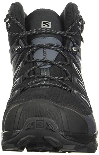 Salomon X Ultra 3 Mid GTX, Botas de Senderismo Hombre, Negro (Black/India Ink/Monument), 40 2/3 EU