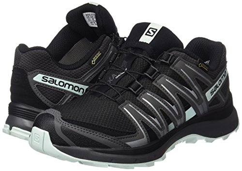 Salomon XA Lite GTX W, Zapatillas de Trail Running Mujer, Negro/Turquesa (Black/Magnet/Fair Aqua), 36 EU