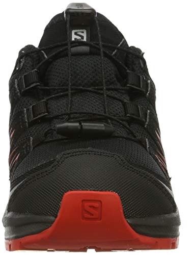 Salomon XA Pro 3D CSWP J, Zapatillas de Deporte Unisex Niños, Negro/Rojo (Black/Black/High Risk Red), 31 EU
