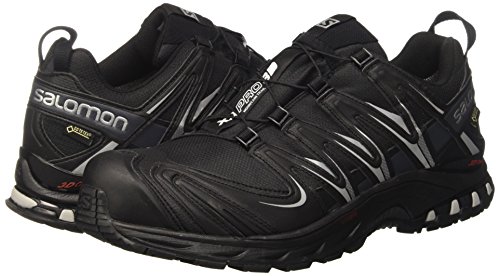 Salomon XA Pro 3D GTX W, Zapatillas de Trail Running Mujer, Negro (Black/Asphalt/Light Onix), 38