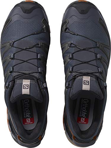 Salomon XA Pro 3D V8 GTX - Zapatillas de senderismo para hombre, (ébano/caramelo café/negro), 45.5 EU