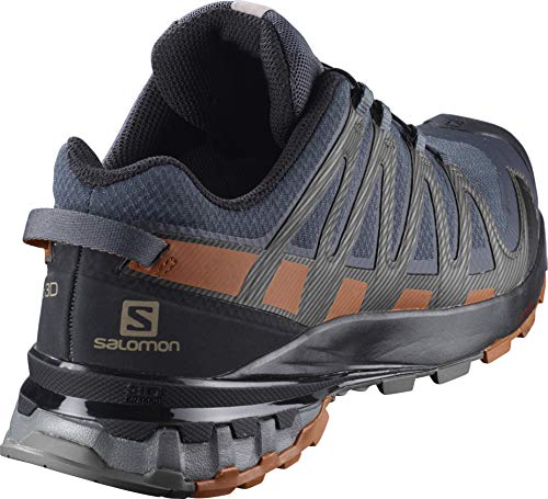 Salomon XA Pro 3D V8 GTX - Zapatillas de senderismo para hombre, (ébano/caramelo café/negro), 45.5 EU