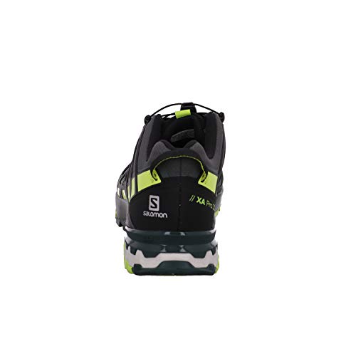 Salomon XA Pro 3D V8 GTX, Zapatillas De Trail Running Y Sanderismo Impermeables Versión Màs Ligera Hombre, Color: Gris (Urban Chic/Black/Lime Punch), 41 1/3 EU