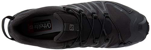Salomon XA Pro 3D V8 GTX, Zapatillas De Trail Running Y Sanderismo Impermeables Versión Màs Ligera Hombre, Color: Negro (Black/Black/Black), 47 1/3 EU