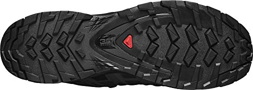 Salomon XA Pro 3D V8 W, Zapatillas De Trail Running Y Sanderismo Impermeables Versión Màs Ligera Mujer, Negro (Black/Black/Phantom), 40 EU