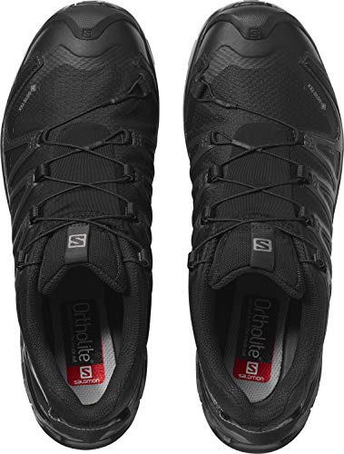 Salomon XA Pro 3D V8 W, Zapatillas De Trail Running Y Sanderismo Impermeables Versión Màs Ligera Mujer, Negro (Black/Black/Phantom), 42 2/3 EU