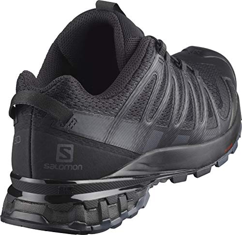Salomon XA Pro 3D V8 W, Zapatillas De Trail Running Y Sanderismo Impermeables Versión Màs Ligera Mujer, Negro (Black/Phantom/Ebony), 40 EU