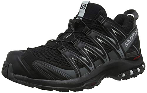 Salomon XA Pro 3D, Zapatillas de Trail Running Hombre, Negro (Black/Magnet/Quiet Shade), 42 2/3 EU