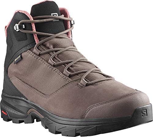 Salomon Zapatilla de mujer OUTward GTX W con piel de nobuk para marcha y excursionismo