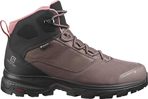 Salomon Zapatilla de mujer OUTward GTX W con piel de nobuk para marcha y excursionismo