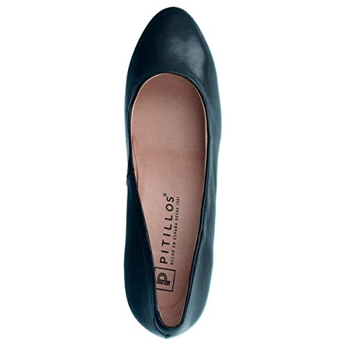 Salón de tacón Medio Pitillos 5552 (37, Negro)