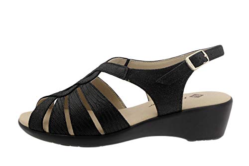 Sandalia Cuña Metal Visón 190392 PieSanto