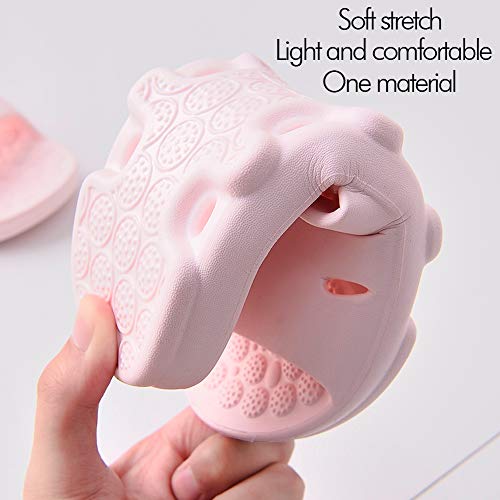 Sandalia Tipo Chancla Masaje de Hombre Mujer Unisex, Tira Ancha Suela con Agujero, Zapatillas de Casa Playa para Verano Interior/Exterior, Gris, 40/41 EU